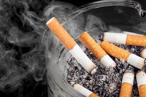 cigarettes in ashtray